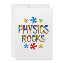 PHYSICS ROCK PERSONALIZED INVITATION