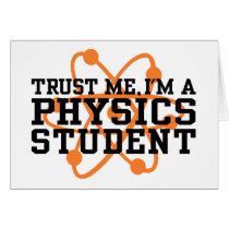 Physics Student Greeting Card