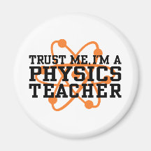 Physics Teacher Refrigerator Magnets