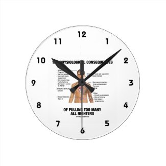 Physiological Consequences Pulling All Nighters Wallclock