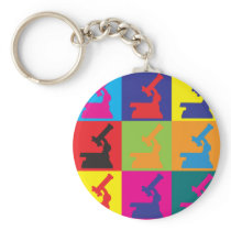 Physiology Pop Art Key Chain