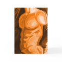 Physique Series Greetings Orange card