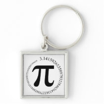 Pi (π) Day Key Chain