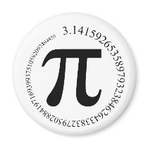Pi (π) Day magnets