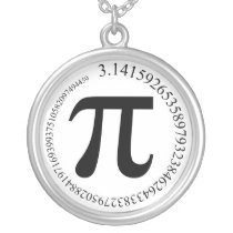 Pi (π) Day necklaces
