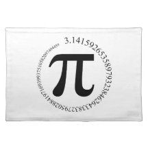 Pi - π place mats