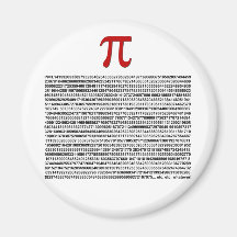 Pi = 3.141592653589 etc etc... whatever! refrigerator magnets