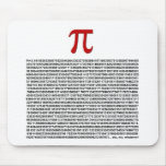 Pi = 3.141592653589 etc etc... whatever! mouse pad