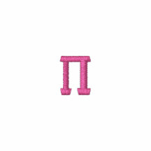 Pi .... Add your greek alphabets
