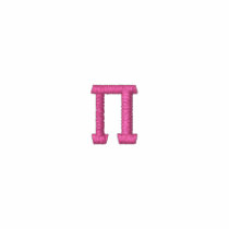 Pi .... Add your greek alphabets embroidered shirts