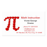 Pi Apples, Apple Pie Business Card Templates