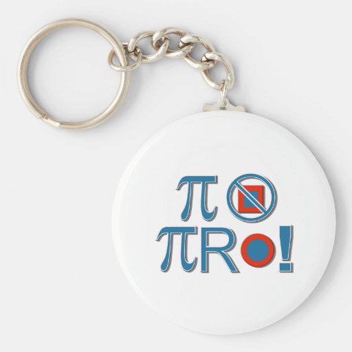 Pi Are Not Square! Key Chain