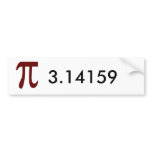 PI Bumper Sticker
