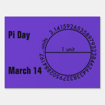 Pi Circle Sign