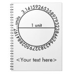 Pi Circle Spiral Notebook
