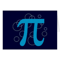 Pi Circles Greeting Cards