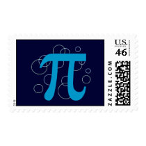 Pi Circles Postage Stamps