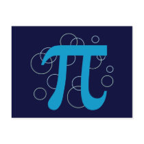 Pi Circles Post Card