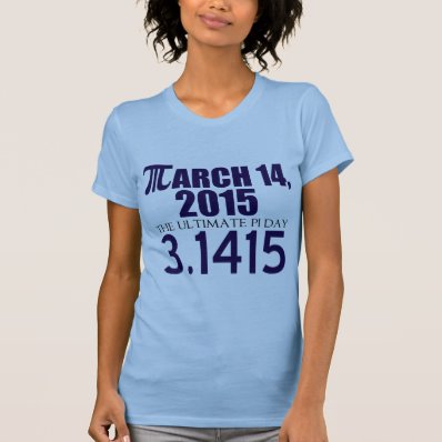Pi Day 2015 Shirts