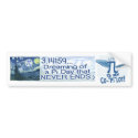 Pi Day Never Ends by Mudge Studios bumper stickers