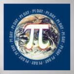 Pi Day on Earth - Math poster
