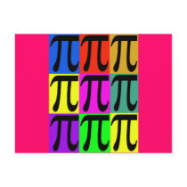 Pi Day POPART gifts postcards