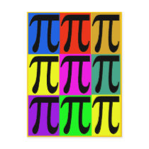 Pi Day POPART gifts postcards