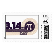 Pi Day Postage Stamp