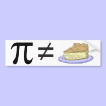 pi-does-not-equal-pi bumper stickers