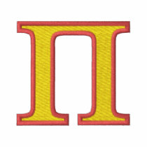 Pi embroidered shirts