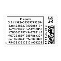 Pi equals 3.14159265358979323846264338327950288... postage by enhering Pi equals 3.14159265358979323846264338327950288... postage