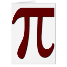 Pi - Funny Math Gear Card