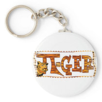 PI-GER TIGER STRIPED SEXY PI!   3.14 KEY CHAIN