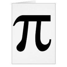 Pi Greeting Cards