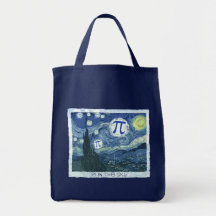 Pi in the Sky Canvas Bags