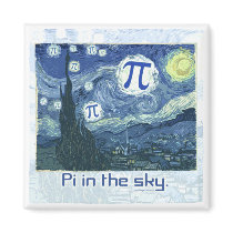 Pi in the Sky Gift Ideas magnets