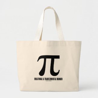 Pi Irrational And Transcendental Number (Math) Tote Bag