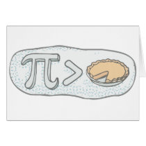 Pi is Indeed Irrational Greeting Card