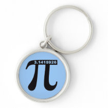Pi Keychain (Premium Round)