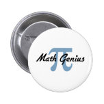 Pi: Math Genius Pinback Button