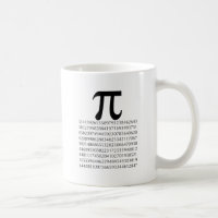 pi  maths classic white coffee mug