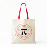 Pi Number Design Tote Bag