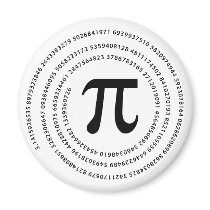 Pi Number Design Fridge Magnets