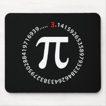 Pi Number Design Mouse Pad