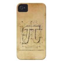 Pi Number Drawing iPhone 4 Cover