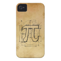 Pi Number Drawing iPhone 4 Cover