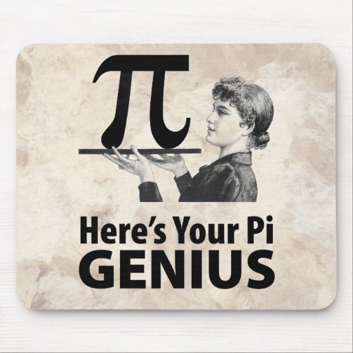 Pi Number Humor Mouse Pad