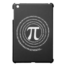 Pi Number Spiral Design iPad Mini Cover