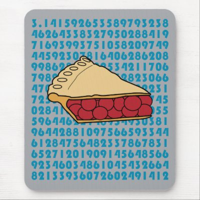 Pi or Pie? Mouse Pads by NiceStuff