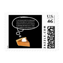 Pi Pie 3.14 Postage Stamp